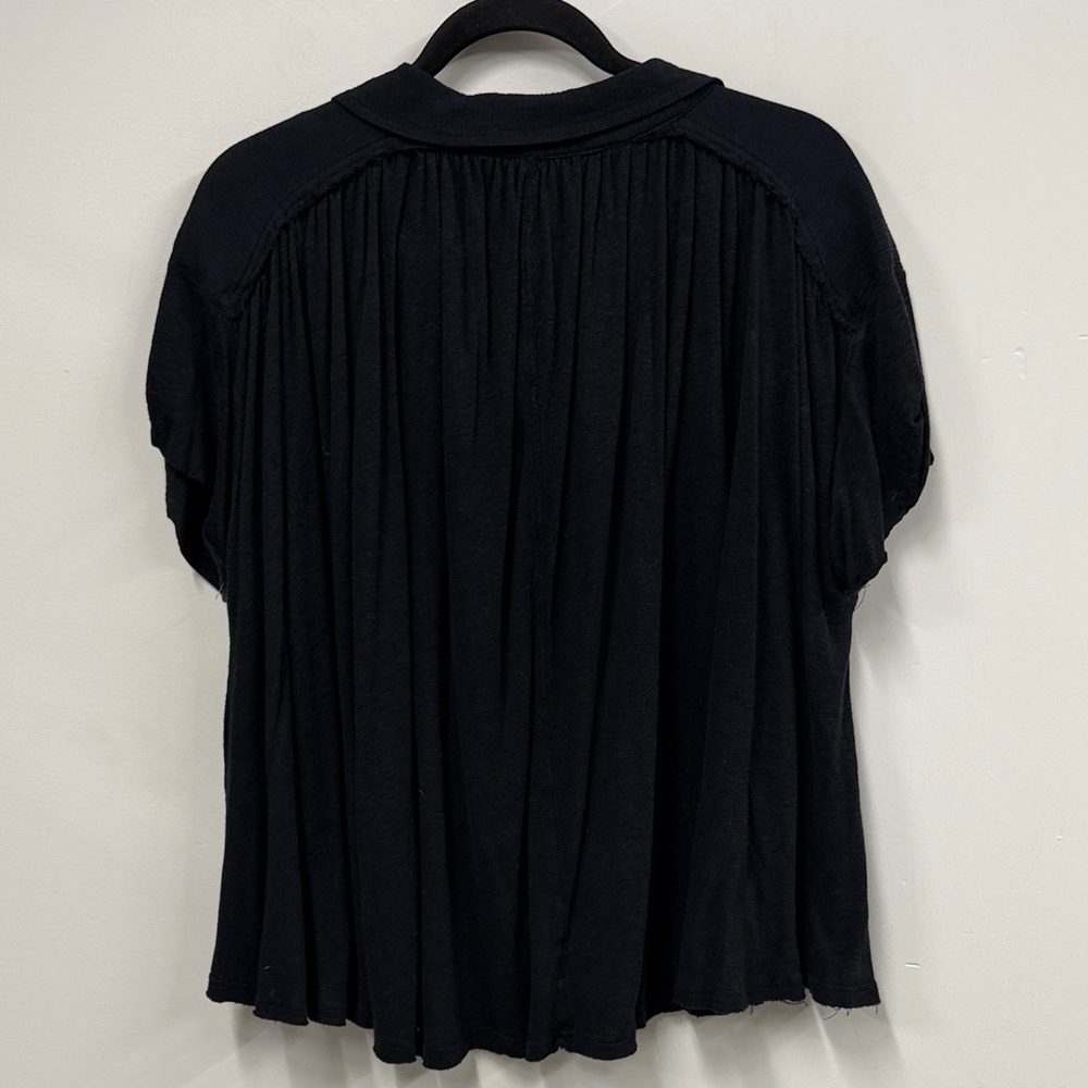 Free People Black Button Down Shirt - Picture 6 of 6